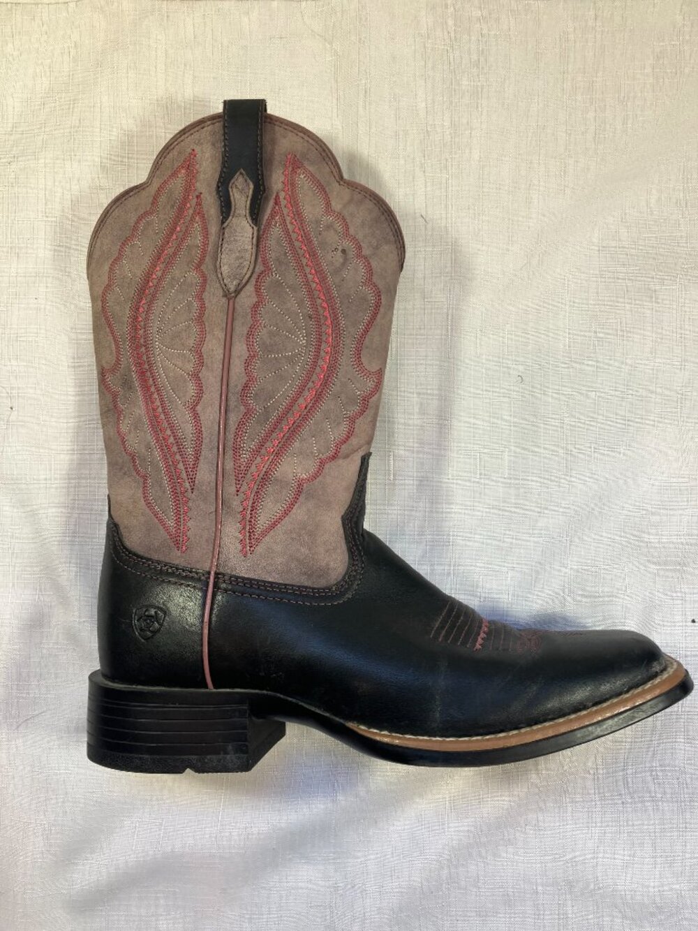 LIKE NEW! Worn Once! Ariat Women's Primetime Boots, Dark Java/Petal Pink, Size 7 - Picture 7 of 14